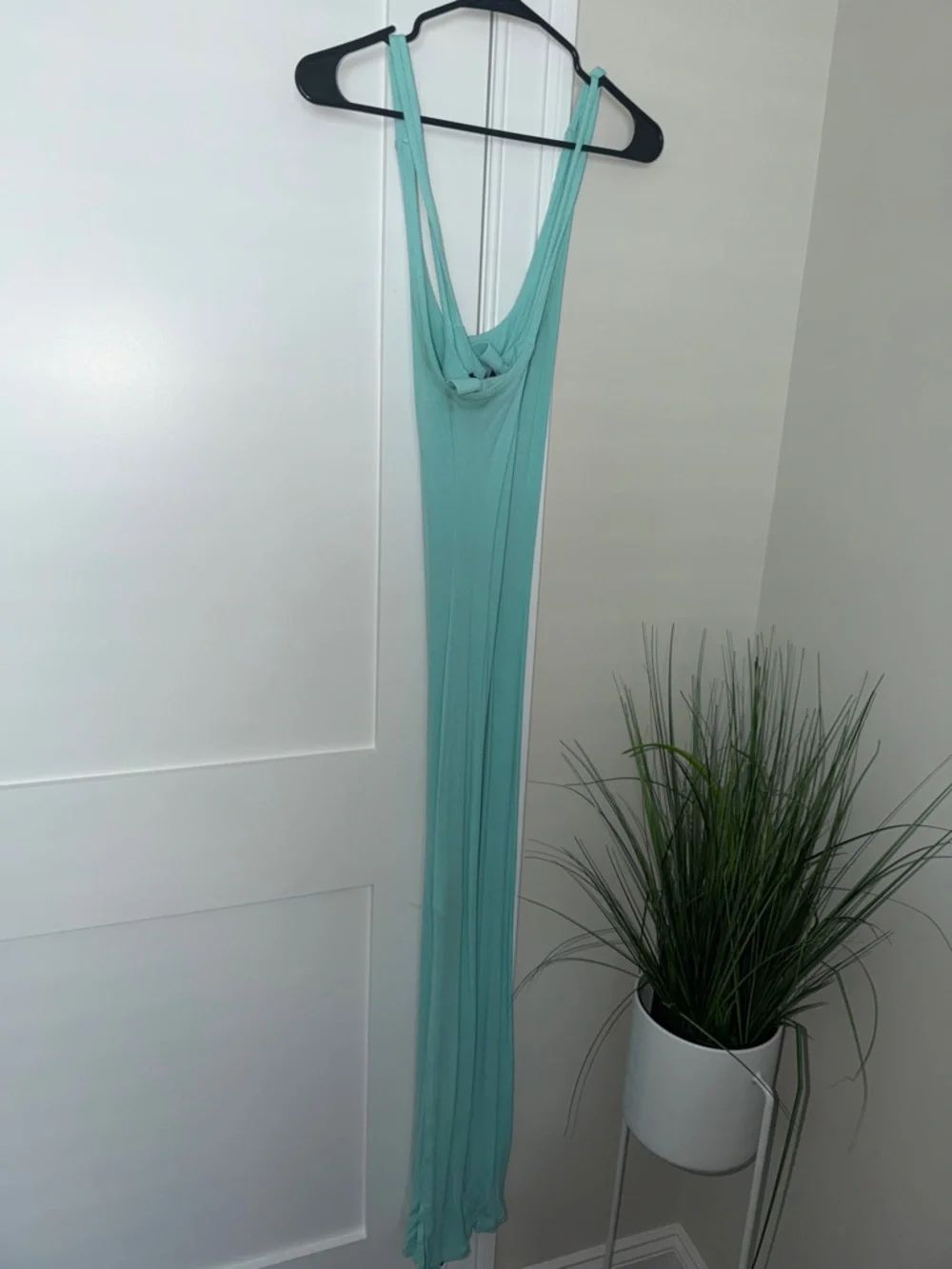 Bebe Turquoise Maxi Dress - Picture 2 of 3